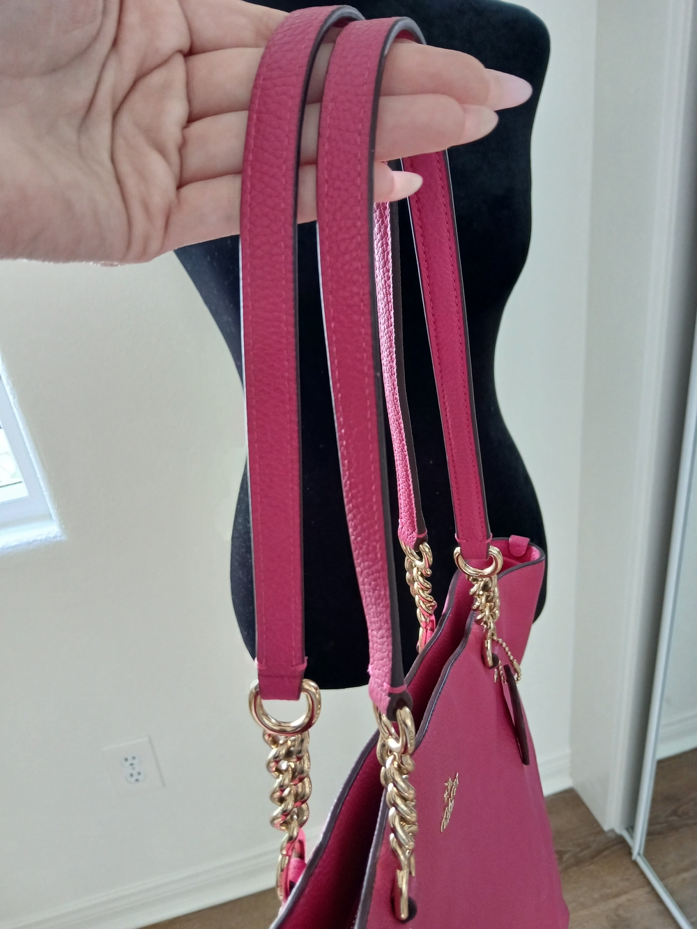 Coach Sophia Tote in Polished Pebble Leather - Style 36600 - Picture 7 of 10